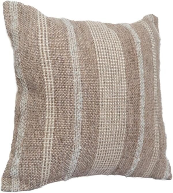 Striped Woven Cushion Covers 45x45 cm – Decorative Throw Pillow Covers for Sofa, Couch, or Bed - Image 2