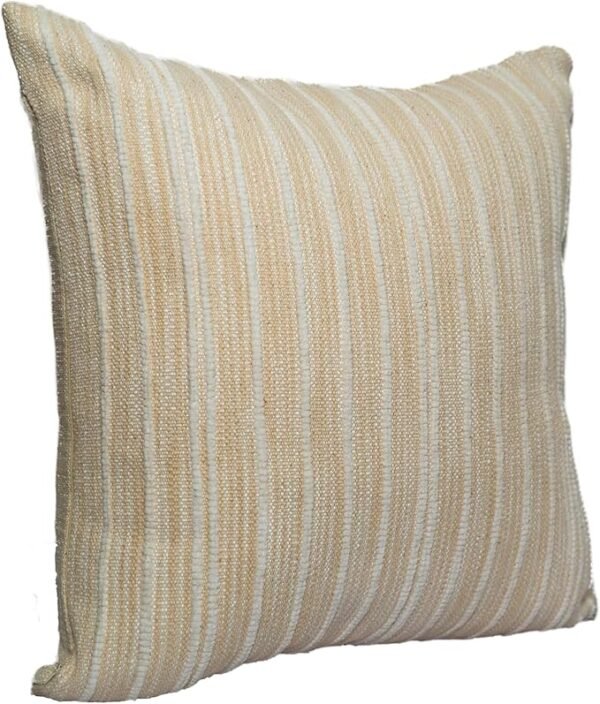 Striped Textured Cushion Covers 45x45 cm – Decorative Throw Cushion Covers for Sofa, Bed or Couch - Image 2